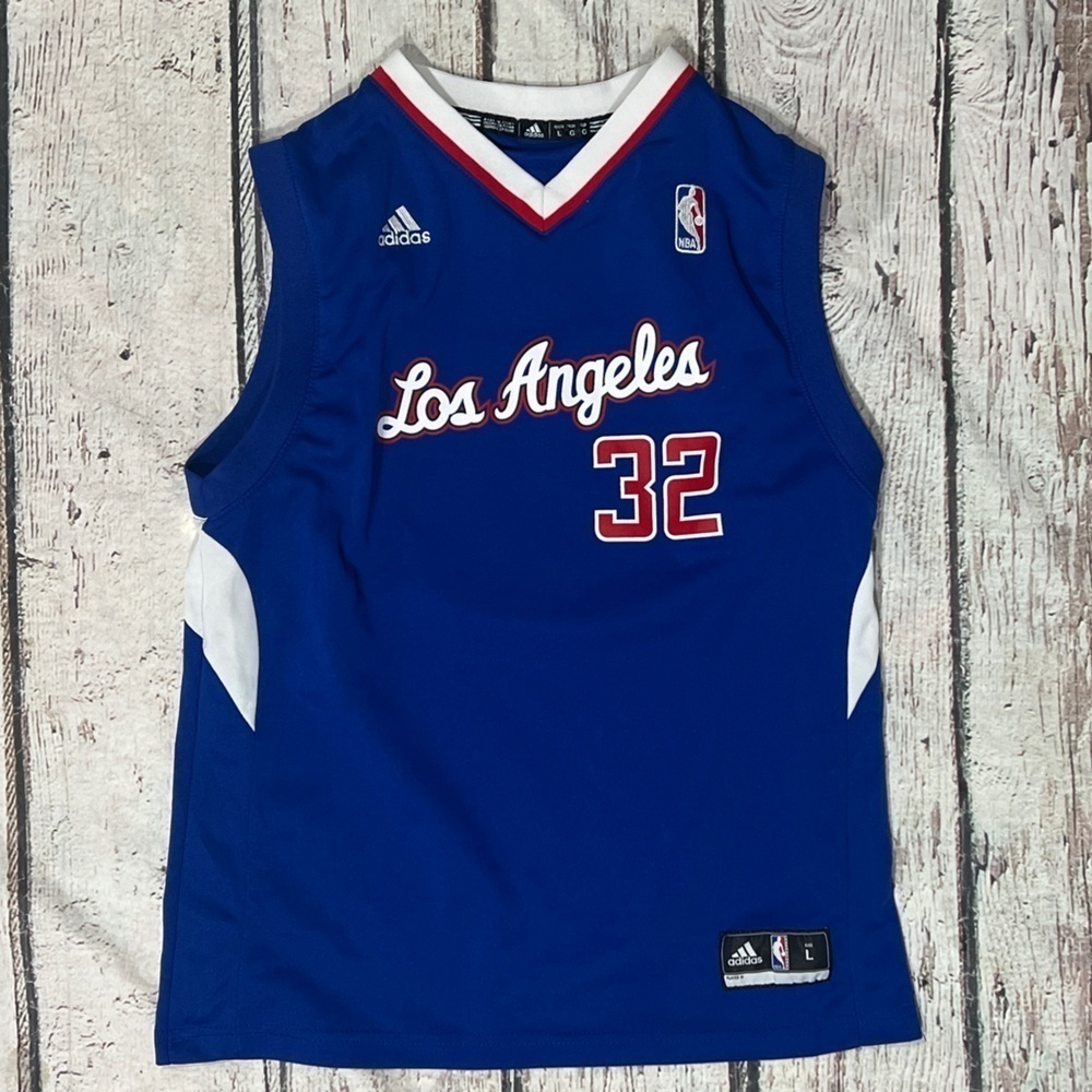 Blake Griffin Los Angeles Clippers Adidas NBA Basketball Blue Boys Jersey